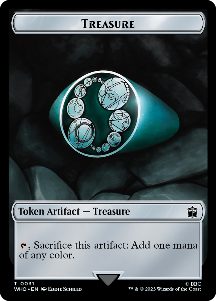 Alien // Treasure (0031) Double-Sided Token [Doctor Who Tokens] | Good Games North