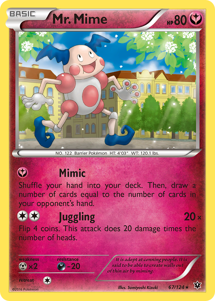 Mr. Mime (67/124) [XY: Fates Collide] | Good Games North