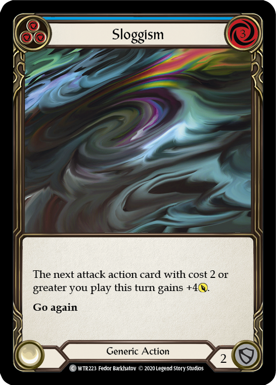Sloggism (Blue) [U-WTR223] (Welcome to Rathe Unlimited)  Unlimited Rainbow Foil | Good Games North