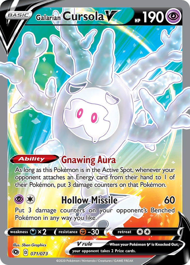 Galarian Cursola V (071/073) [Sword & Shield: Champion's Path] | Good Games North