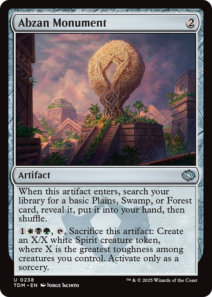 Abzan Monument [Tarkir: Dragonstorm] | Good Games North