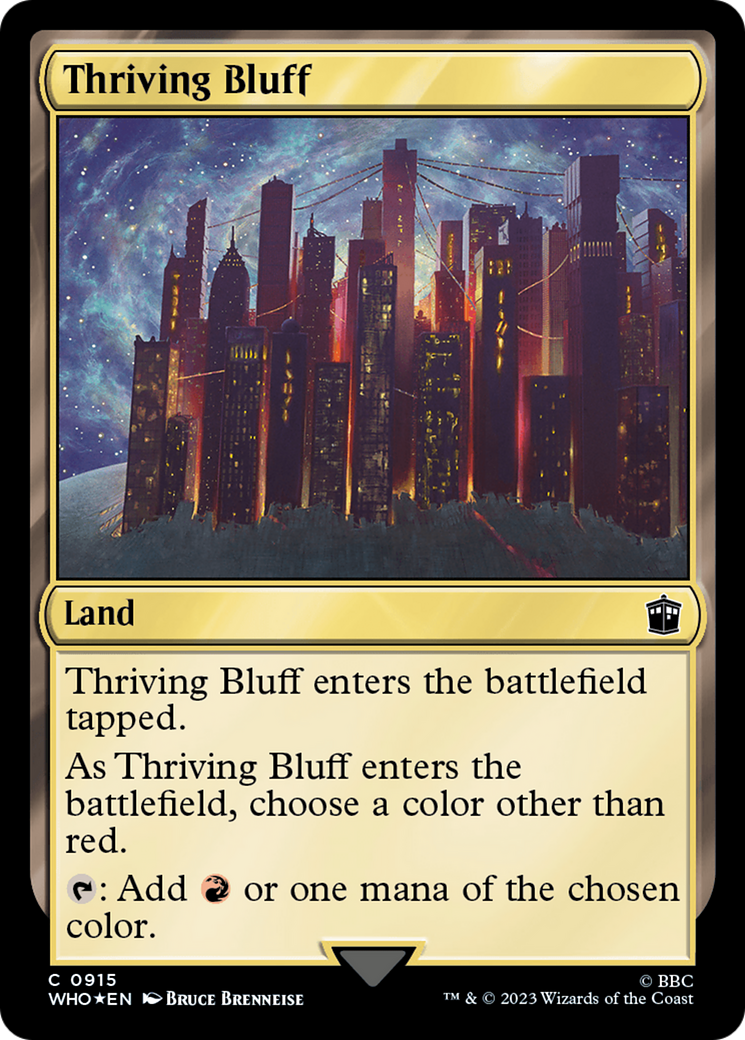 Thriving Bluff (Surge Foil) [Doctor Who] | Good Games North