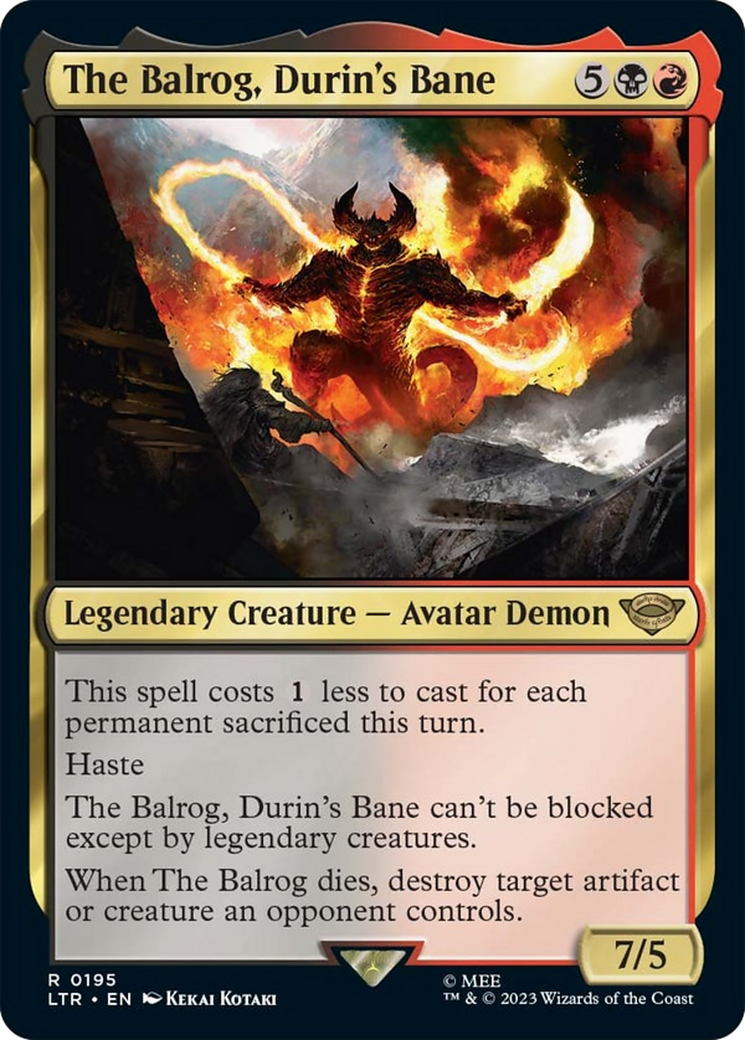 The Balrog, Durin's Bane [The Lord of the Rings: Tales of Middle-Earth] | Good Games North