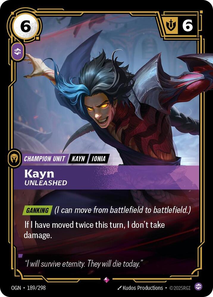 Kayn Unleashed (Origins)  - Foil | Good Games North
