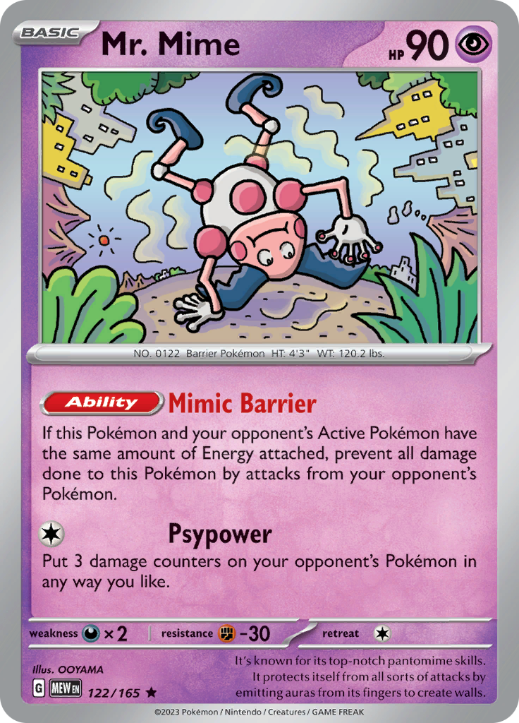 Mr. Mime (122/165) [Scarlet & Violet 151] | Good Games North