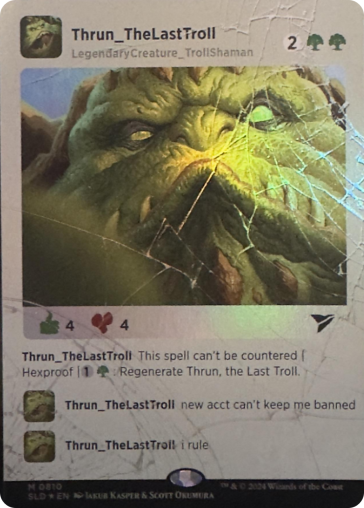 Thrun, the Last Troll [Secret Lair Drop Series] | Good Games North