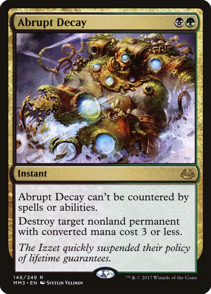 Abrupt Decay (Modern Masters 2017)  | Good Games North