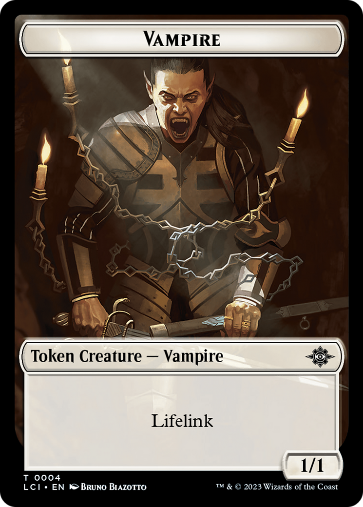 City's Blessing // Vampire (0004) Double-Sided Token [The Lost Caverns of Ixalan Commander Tokens] | Good Games North