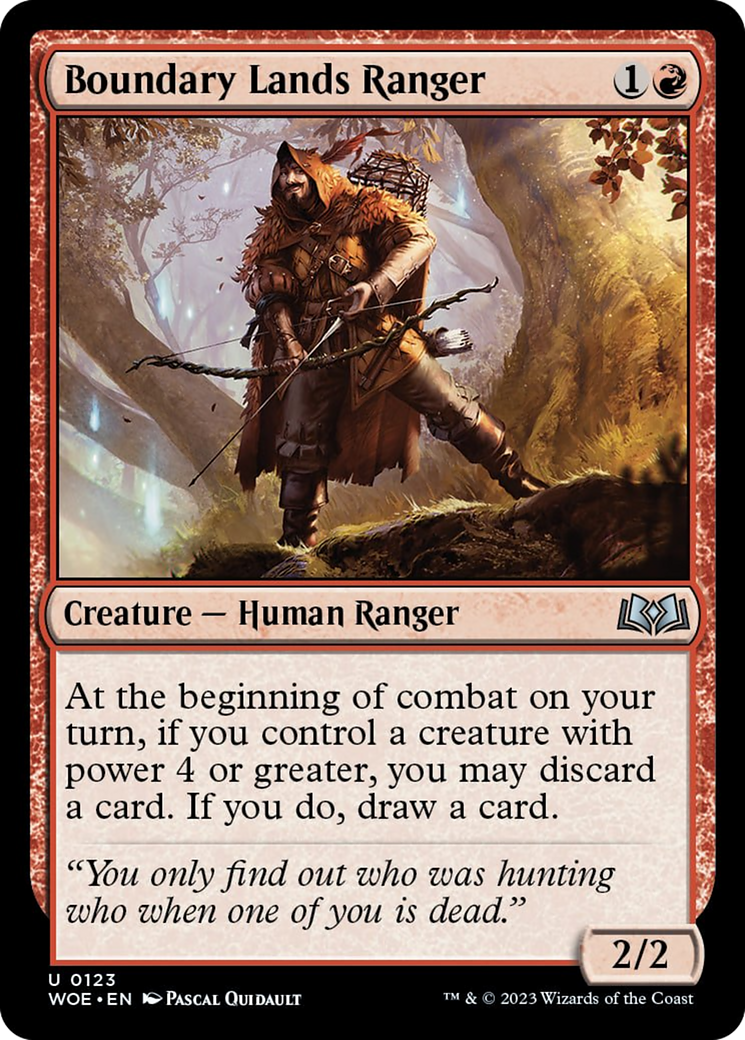 Boundary Lands Ranger [Wilds of Eldraine] | Good Games North