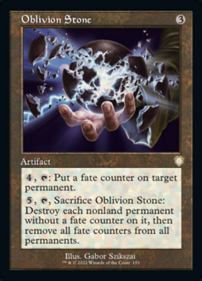 Oblivion Stone (Retro) [The Brothers' War Commander] | Good Games North