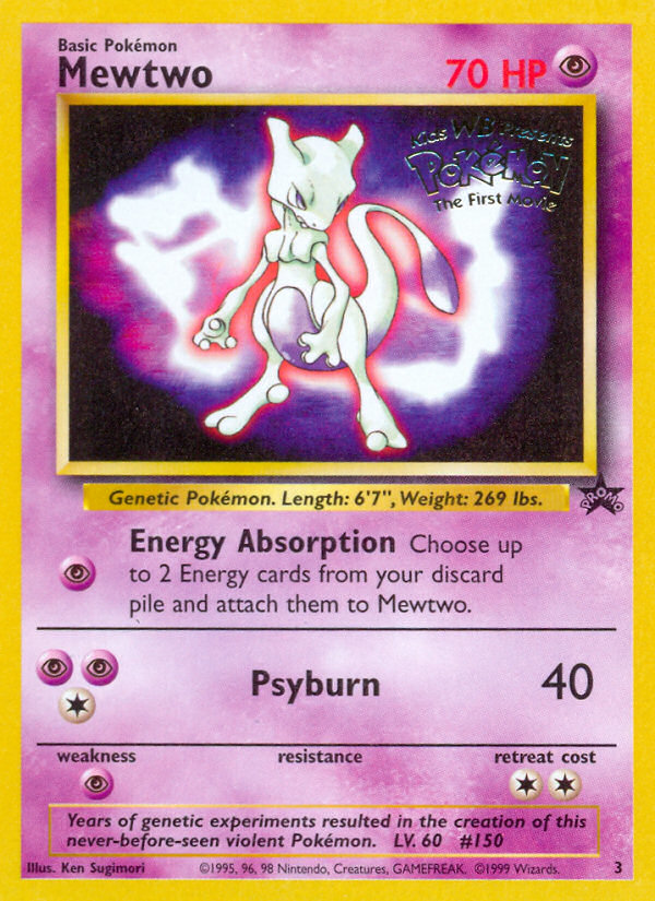 Mewtwo (3) [Wizards of the Coast: Black Star Promos] | Good Games North