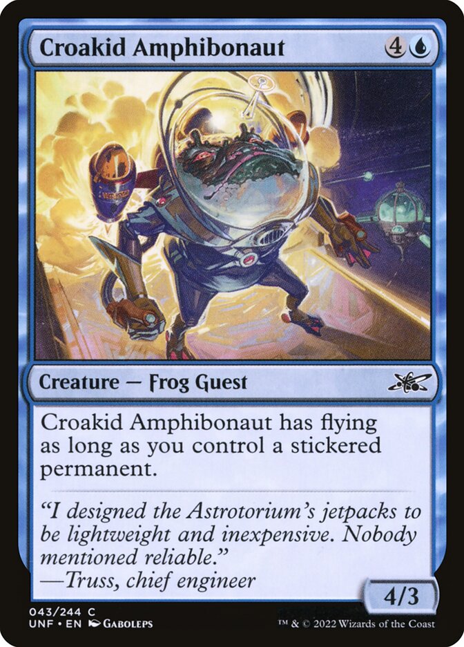 Croakid Amphibonaut 43/244 (Unfinity)  - Foil | Good Games North