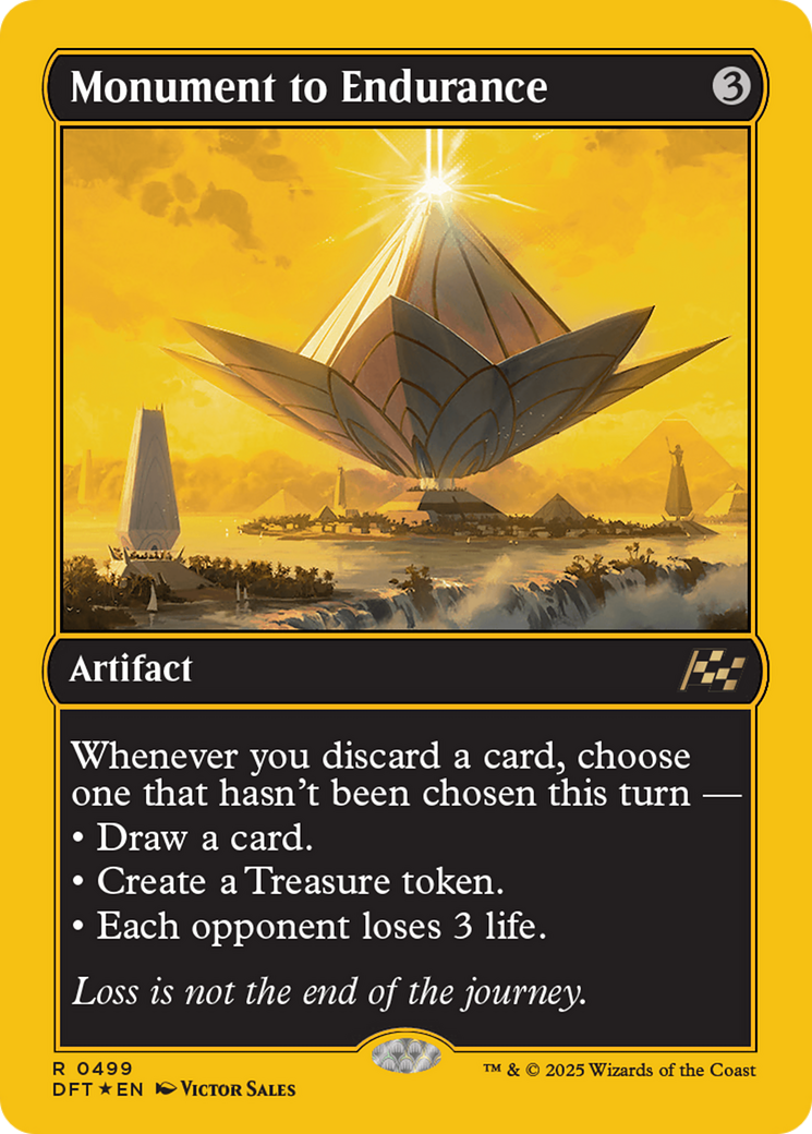 Monument to Endurance (First-Place Foil) [Aetherdrift] | Good Games North