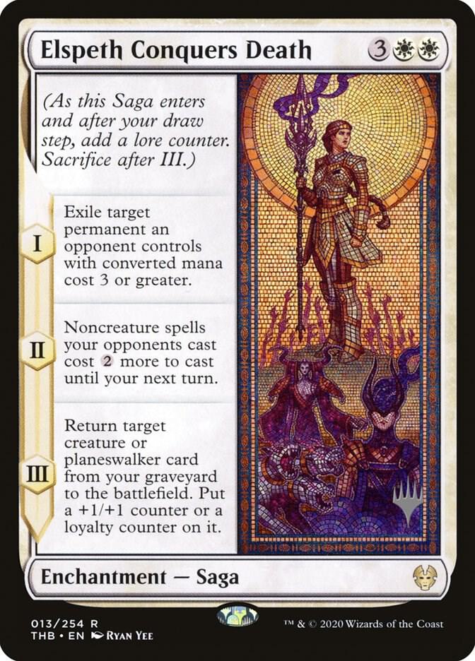Elspeth Conquers Death 13 (Promo Pack: Theros Beyond Death)  - Foil | Good Games North