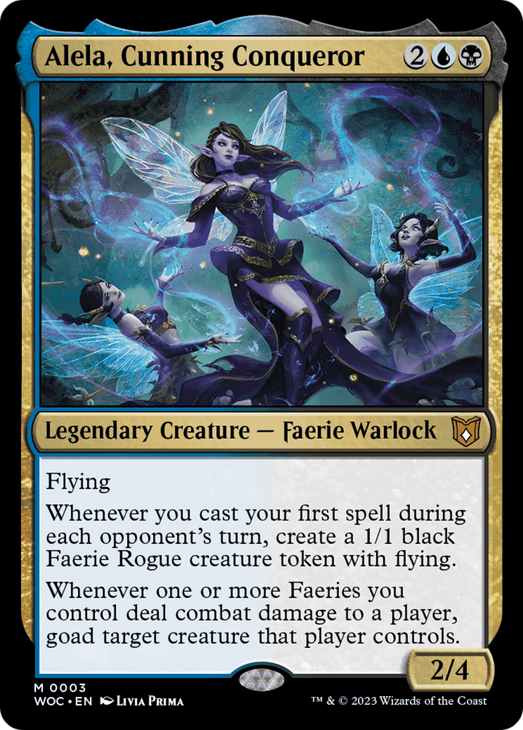 Alela, Cunning Conqueror [Wilds of Eldraine Commander] | Good Games North