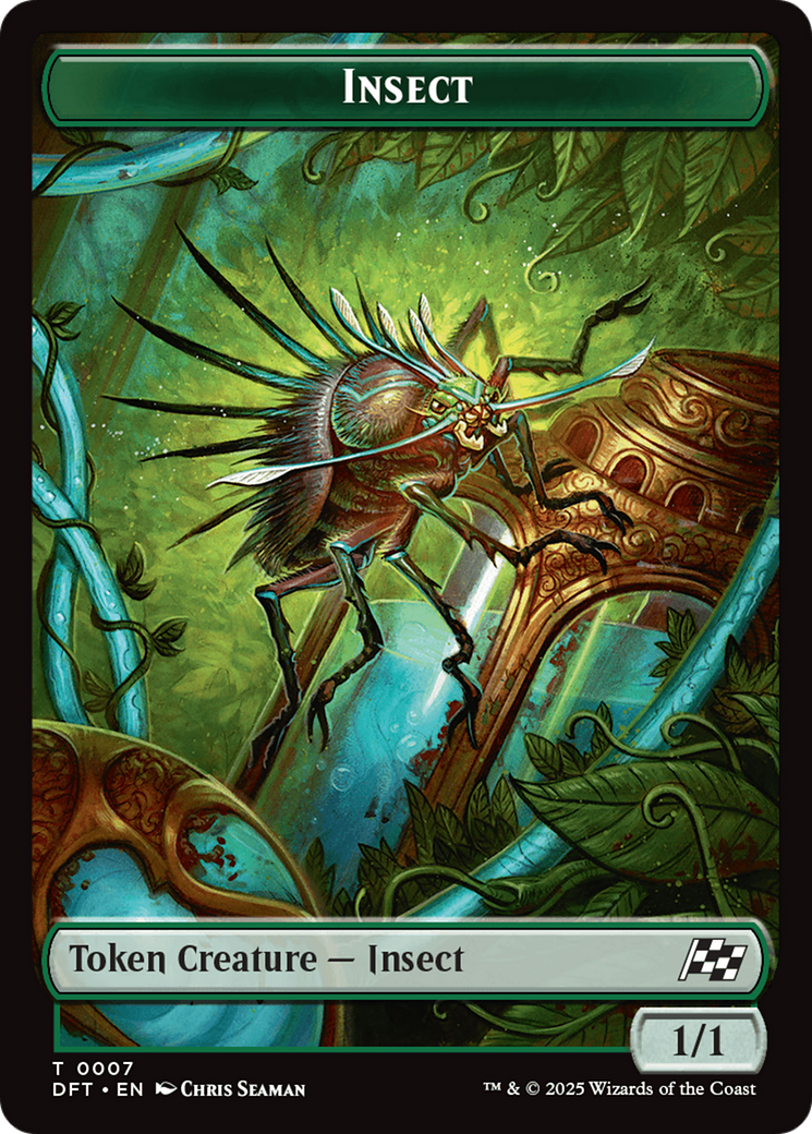 Insect // Elephant Double-Sided Token [Aetherdrift Tokens] | Good Games North