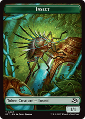 Insect // Elephant Double-Sided Token [Aetherdrift Tokens] | Good Games North