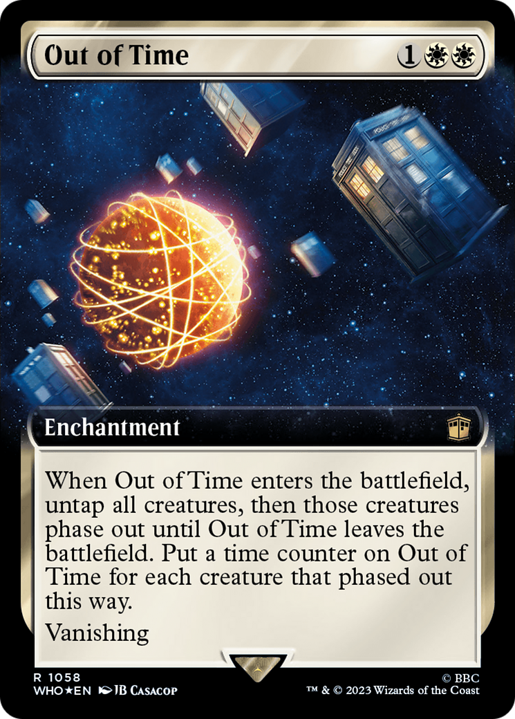 Out of Time (Extended Art) (Surge Foil) [Doctor Who] | Good Games North