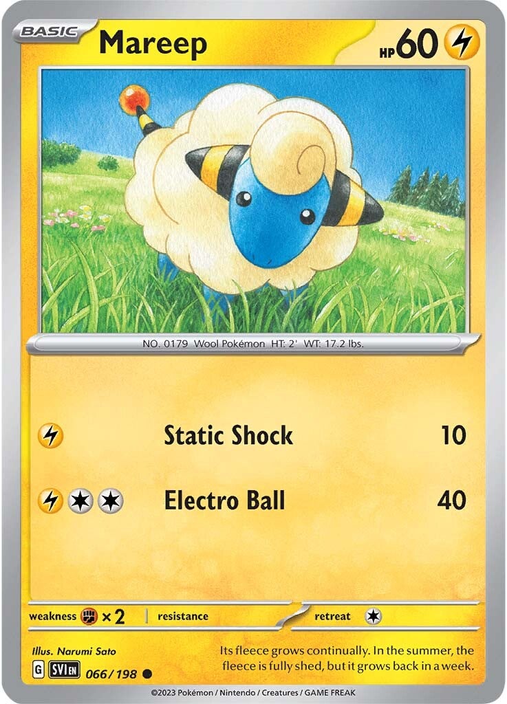 Mareep (066/198) [Scarlet & Violet: Base Set] | Good Games North