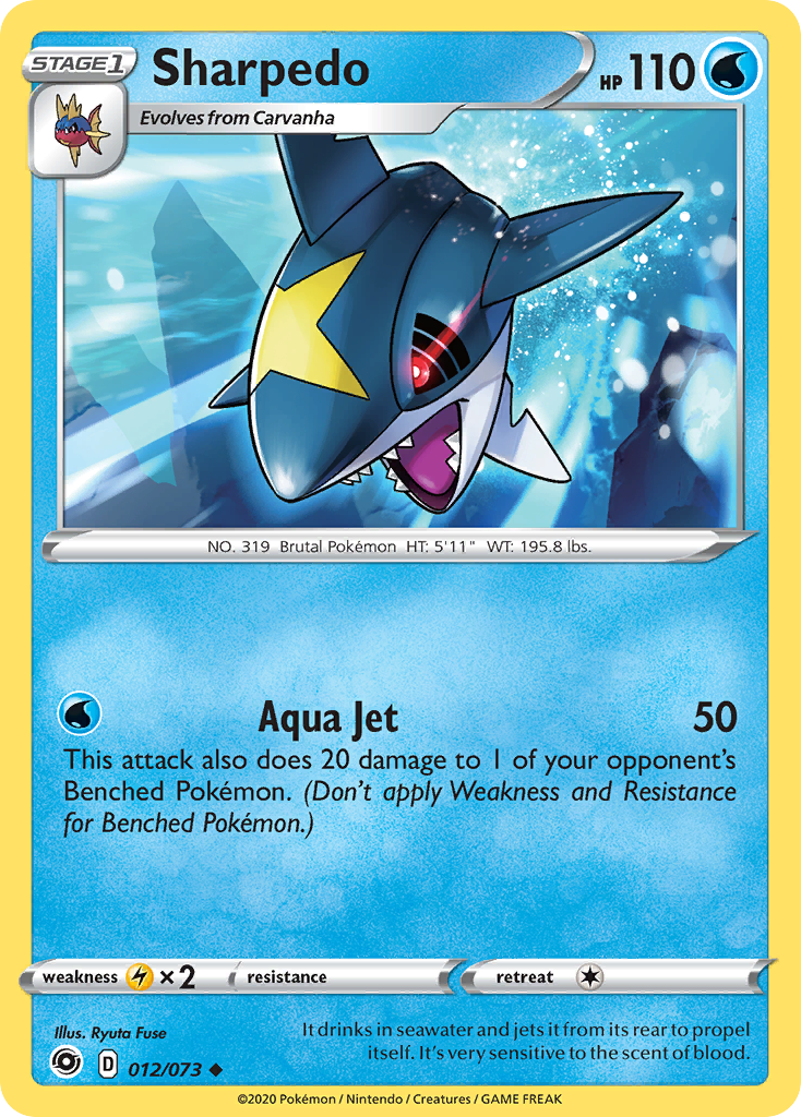 Sharpedo (012/073) [Sword & Shield: Champion's Path] | Good Games North