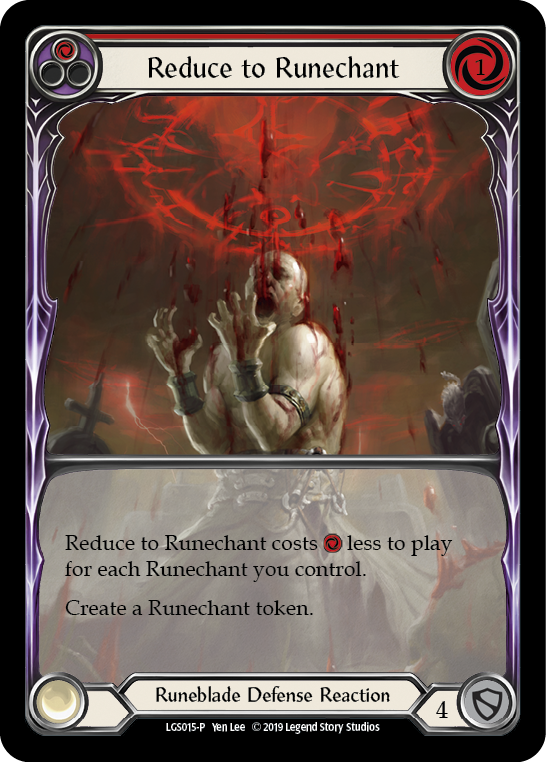 Reduce to Runechant (Red) [LGS015-P] (Promo)  1st Edition Normal | Good Games North