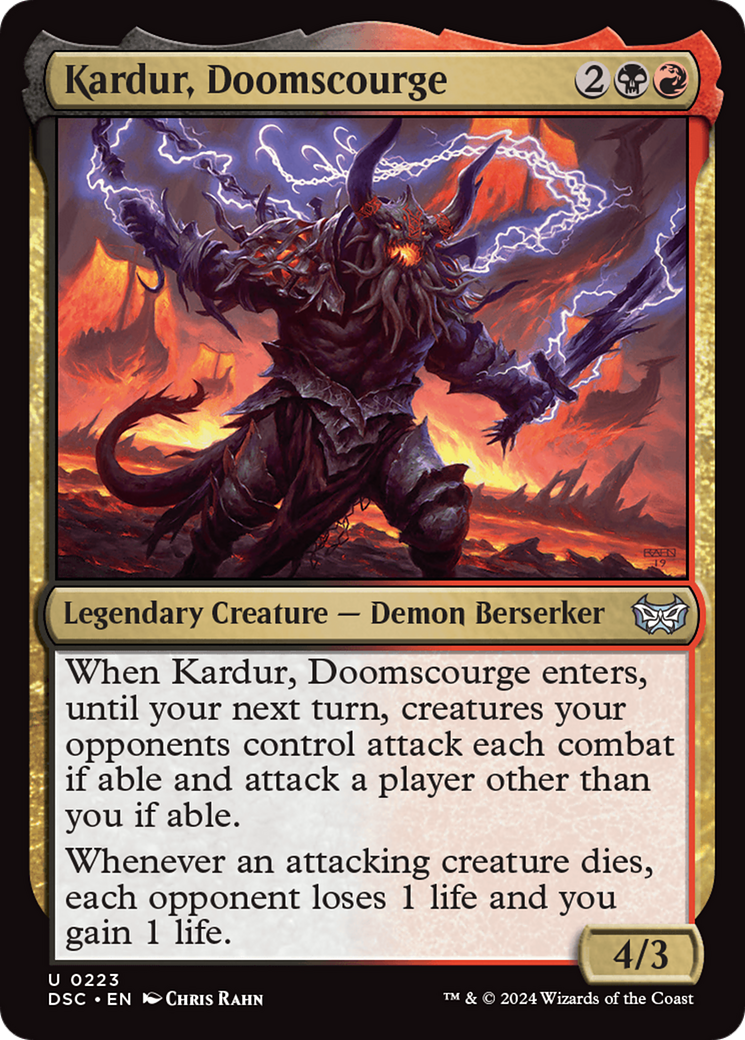 Kardur, Doomscourge [Duskmourn: House of Horror Commander] | Good Games North