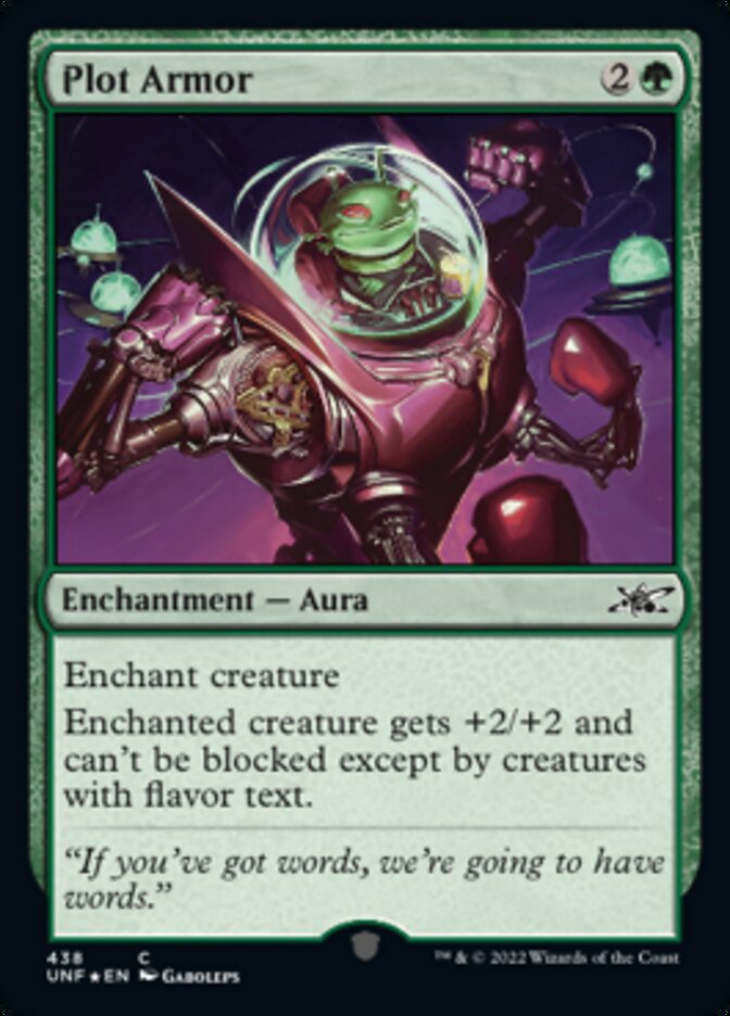 Plot Armor (Galaxy Foil) [Unfinity] | Good Games North