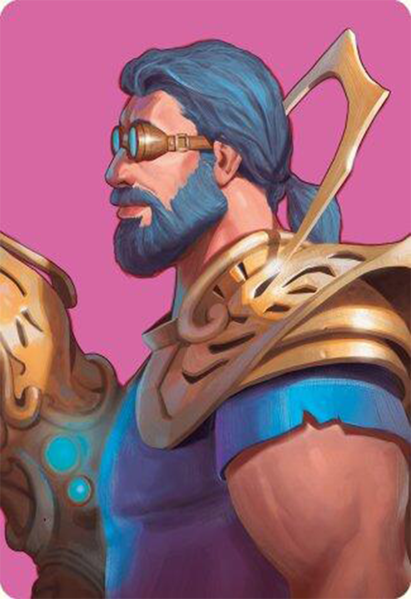 Satya, Aetherflux Genius Art Card [Modern Horizons 3 Art Series] | Good Games North
