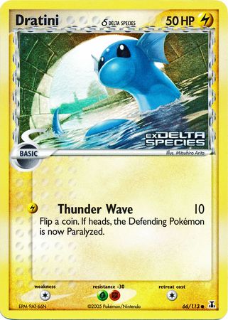 Dratini (66/113) (Delta Species) (Stamped) [EX: Delta Species] | Good Games North