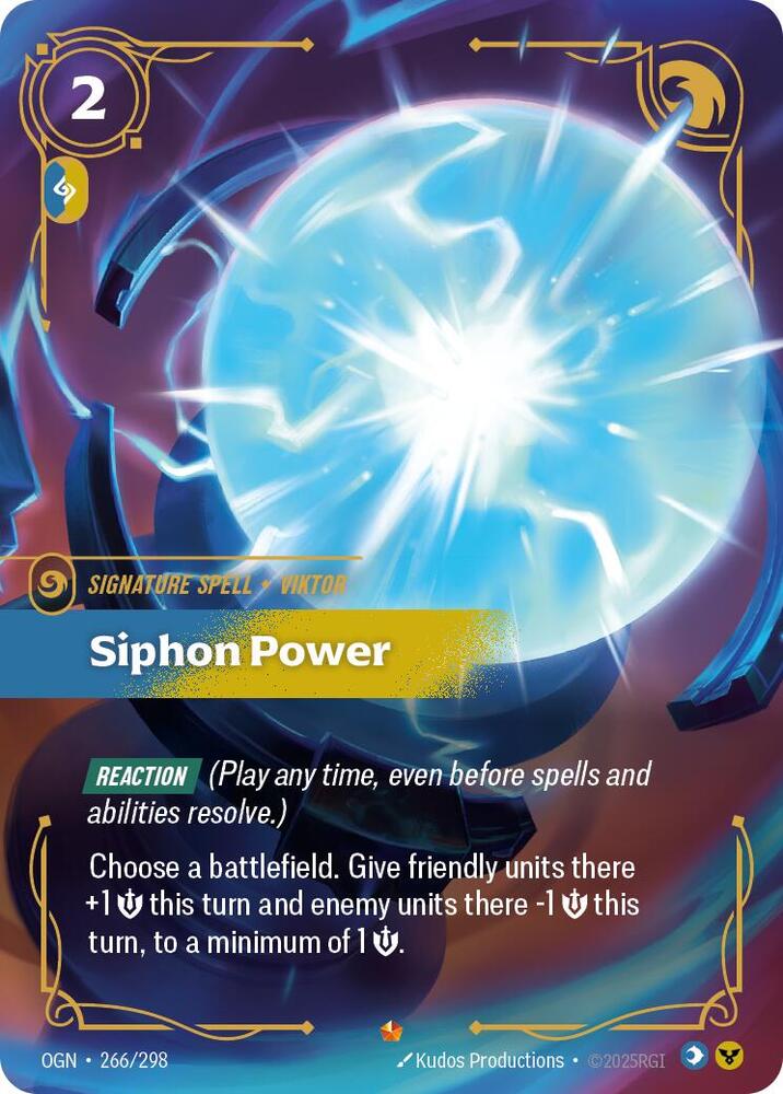 Siphon Power 266/298 (Origins)  - Foil | Good Games North