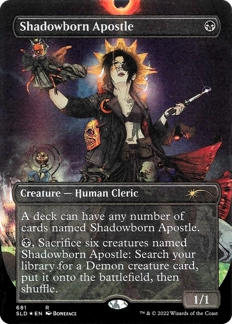 Shadowborn Apostle (681) (Borderless) [Secret Lair Drop Promos] | Good Games North