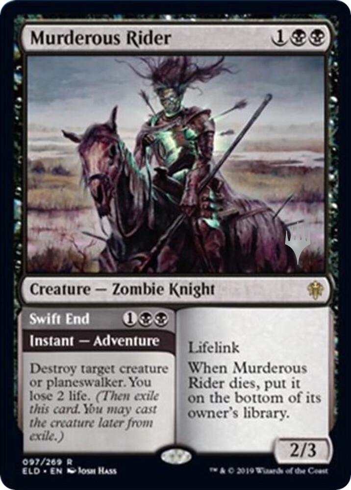 Murderous Rider 97 (Promo Pack: Throne of Eldraine)  - Foil | Good Games North