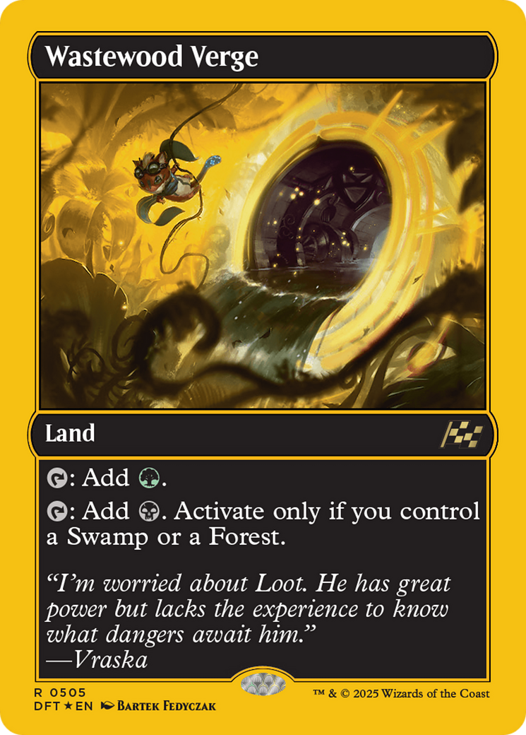 Wastewood Verge (First-Place Foil) [Aetherdrift] | Good Games North