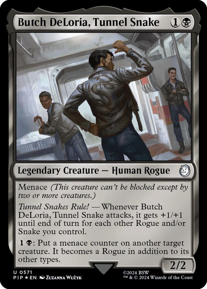 Butch DeLoria Tunnel Snake Surge Foil (Universes Beyond: Fallout)  - Foil | Good Games North