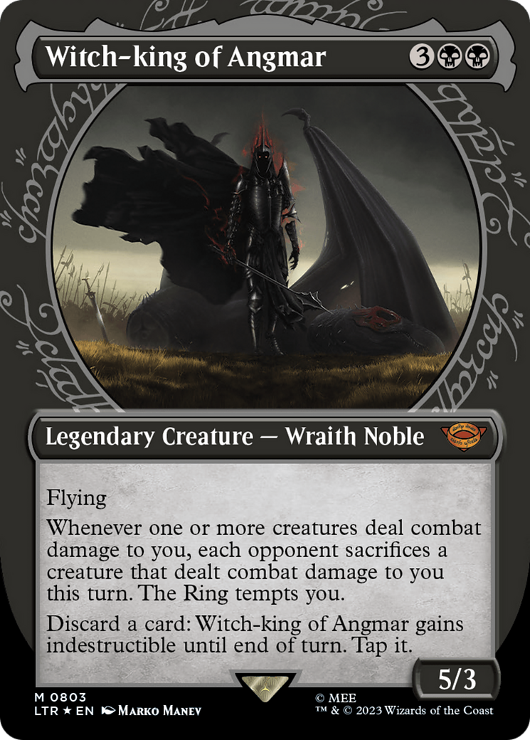 Witch-king of Angmar (Showcase) (Surge Foil) [The Lord of the Rings: Tales of Middle-Earth] | Good Games North