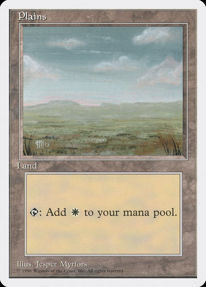 Plains (Signature on Bottom Left) [Introductory Two-Player Set] | Good Games North