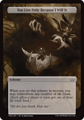 You Live Only Because I Will It (Full Art) [Duskmourn: Archenemy] | Good Games North