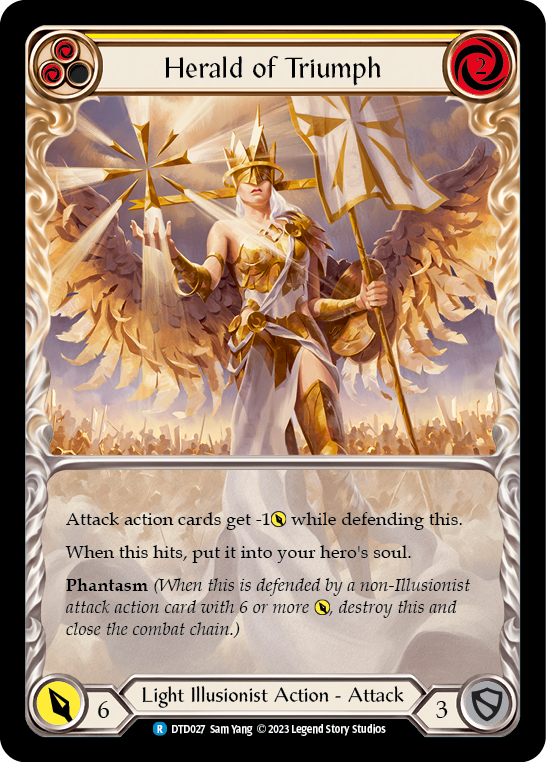 Herald of Triumph (Yellow) [DTD027] (Dusk Till Dawn) | Good Games North