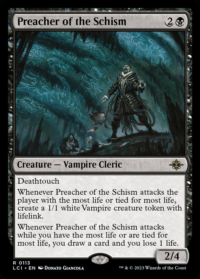 Preacher of the Schism 113 (The Lost Caverns of Ixalan)  - Foil | Good Games North