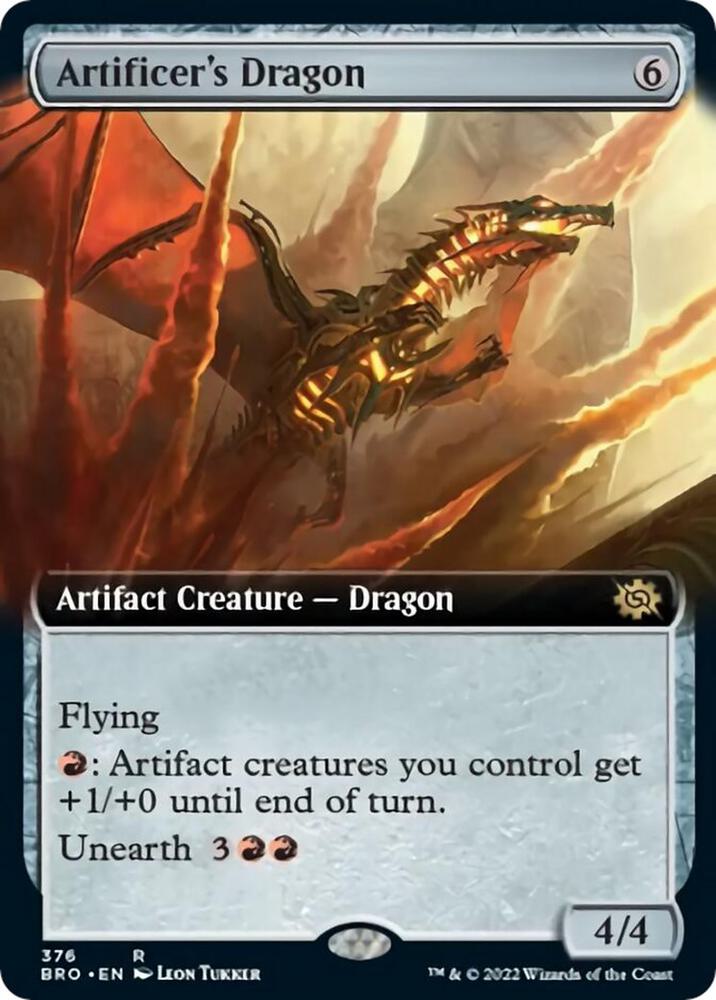 Artificers Dragon Extended Art (The Brothers' War)  | Good Games North