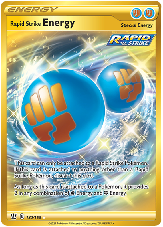 Rapid Strike Energy (182/163) [Sword & Shield: Battle Styles] | Good Games North