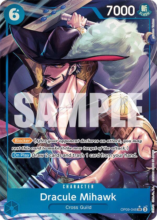 Dracule Mihawk OP09-048 (Emperors in the New World)  - Alternate Art Foil | Good Games North