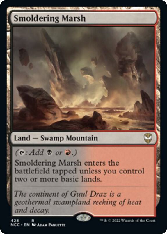 Smoldering Marsh (Commander: Streets of New Capenna)  | Good Games North