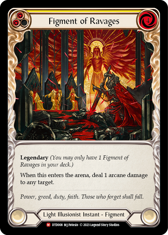 Figment of Ravages // Sekem, Archangel of Ravages [DTD008] (Dusk Till Dawn) | Good Games North