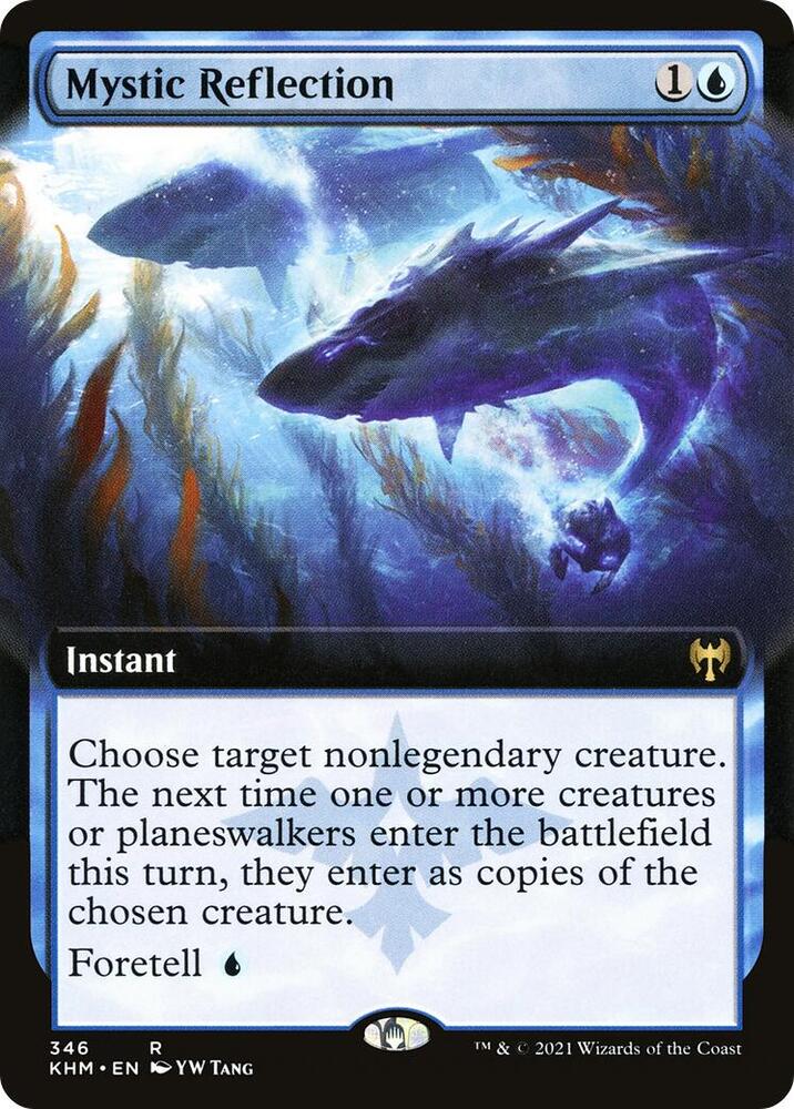 Mystic Reflection 346 (Kaldheim)  - Extended Art Foil | Good Games North