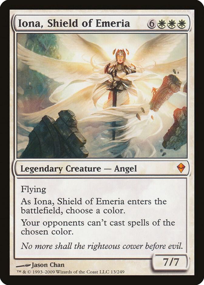 Iona, Shield of Emeria 13/249 (Zendikar)  - Foil | Good Games North