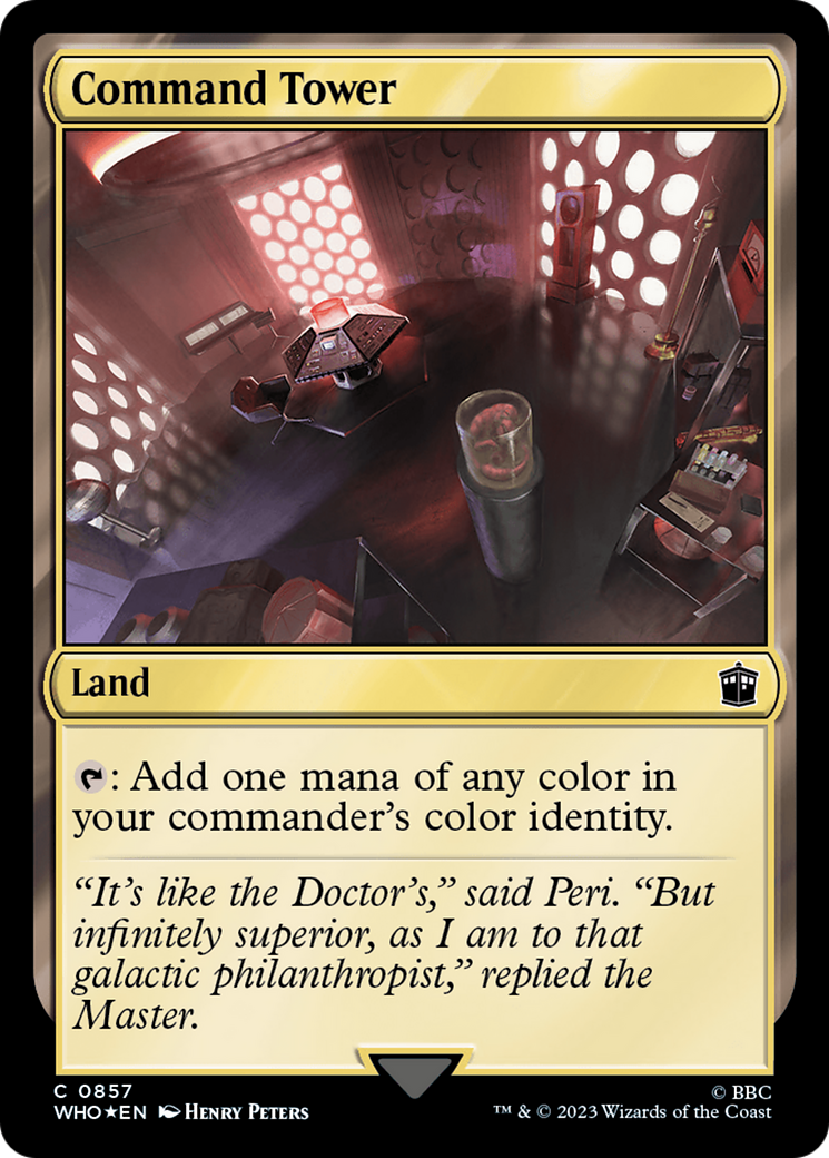 Command Tower (0857) (Surge Foil) [Doctor Who] | Good Games North
