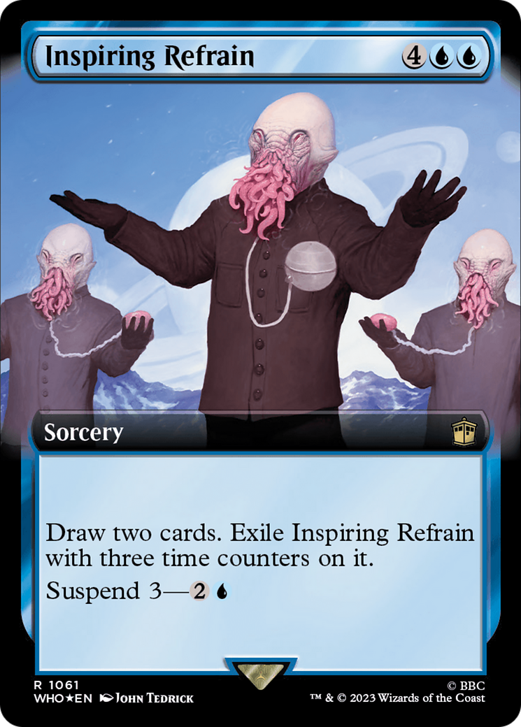 Inspiring Refrain (Extended Art) (Surge Foil) [Doctor Who] | Good Games North