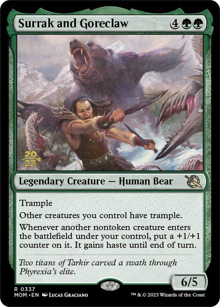 Surrak and Goreclaw [March of the Machine Prerelease Promos] | Good Games North