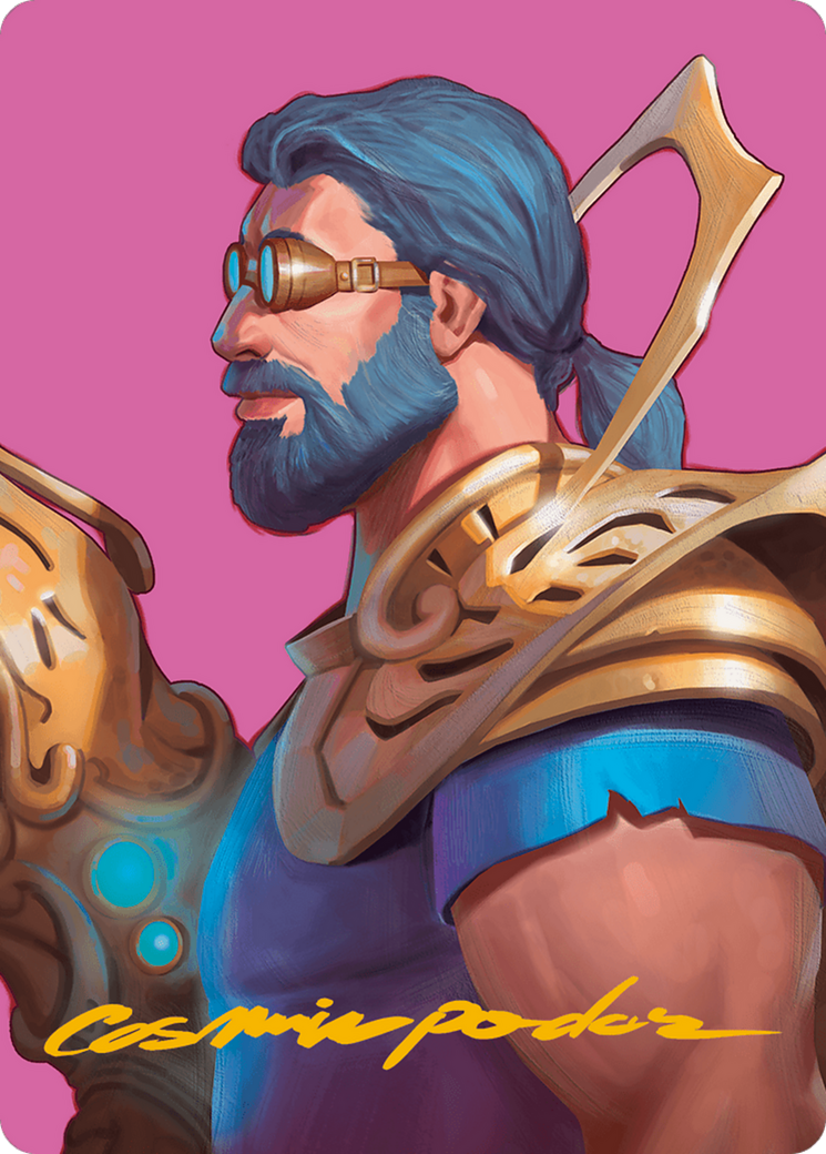 Satya, Aetherflux Genius Art Card (Gold-Stamped Signature) [Modern Horizons 3 Art Series] | Good Games North